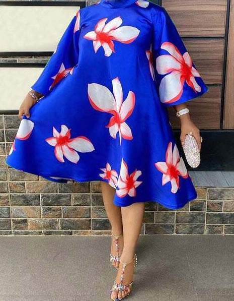 Floral Summer Midi Dress