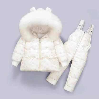 Winter Down Jacket Jumpsuit Baby Boy Sets