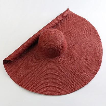 70cm Oversized Wide Brim Sun Hat Travel Large