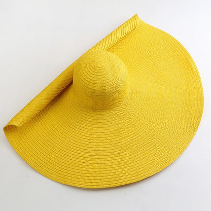 70cm Oversized Wide Brim Sun Hat Travel Large